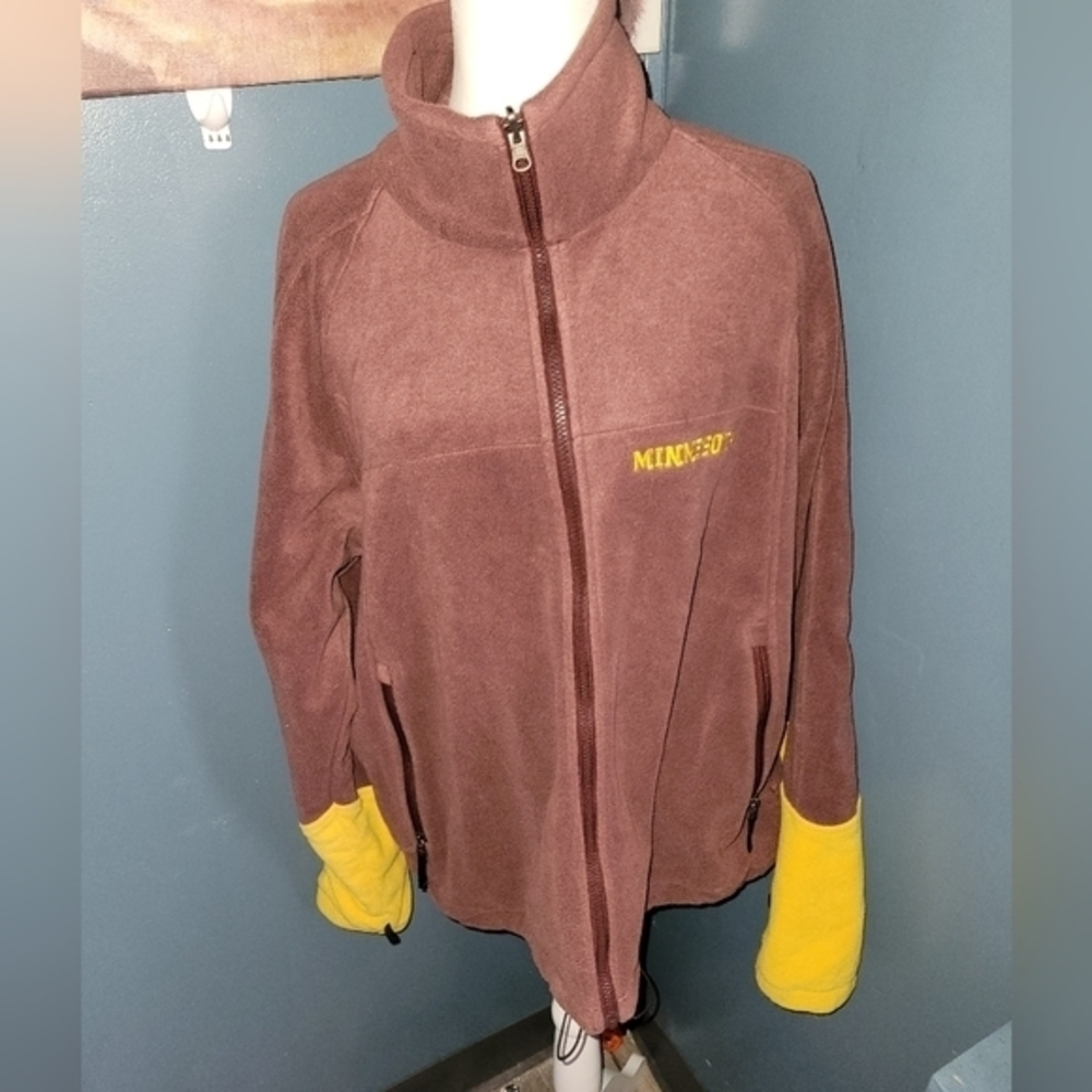 Columbia U of Minnesota‎ fleece jacket mens XL